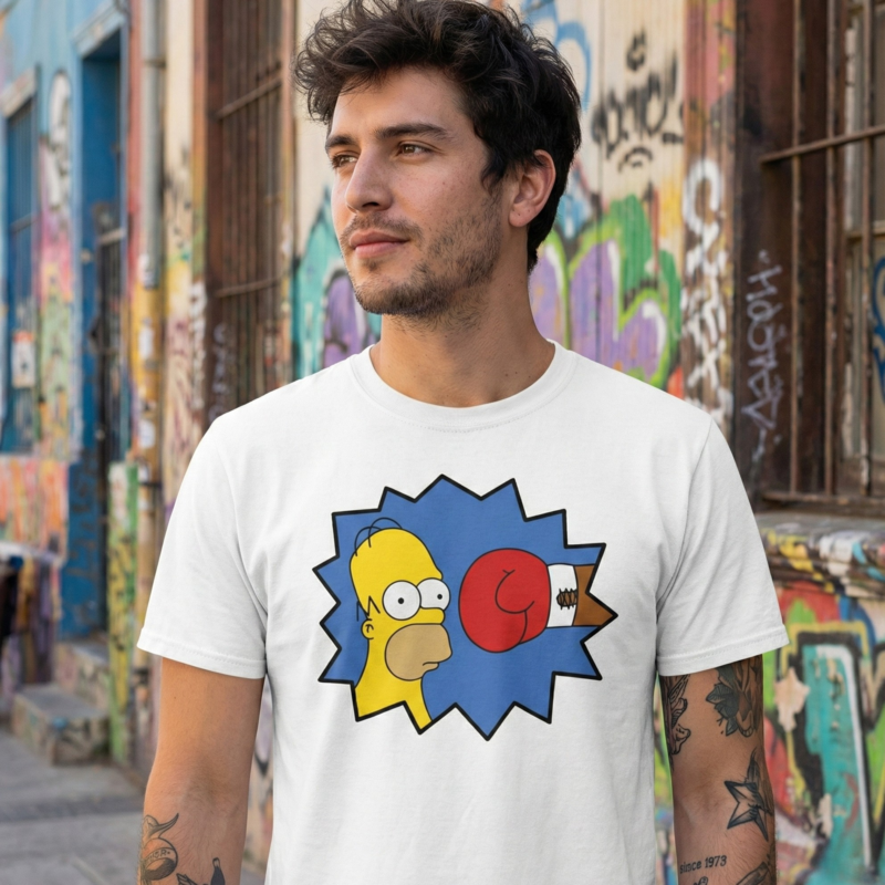 Polera Homero Simpson vs. Drederick Tatum