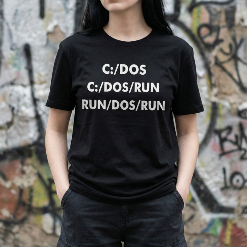 Polera "Run DOS Run"