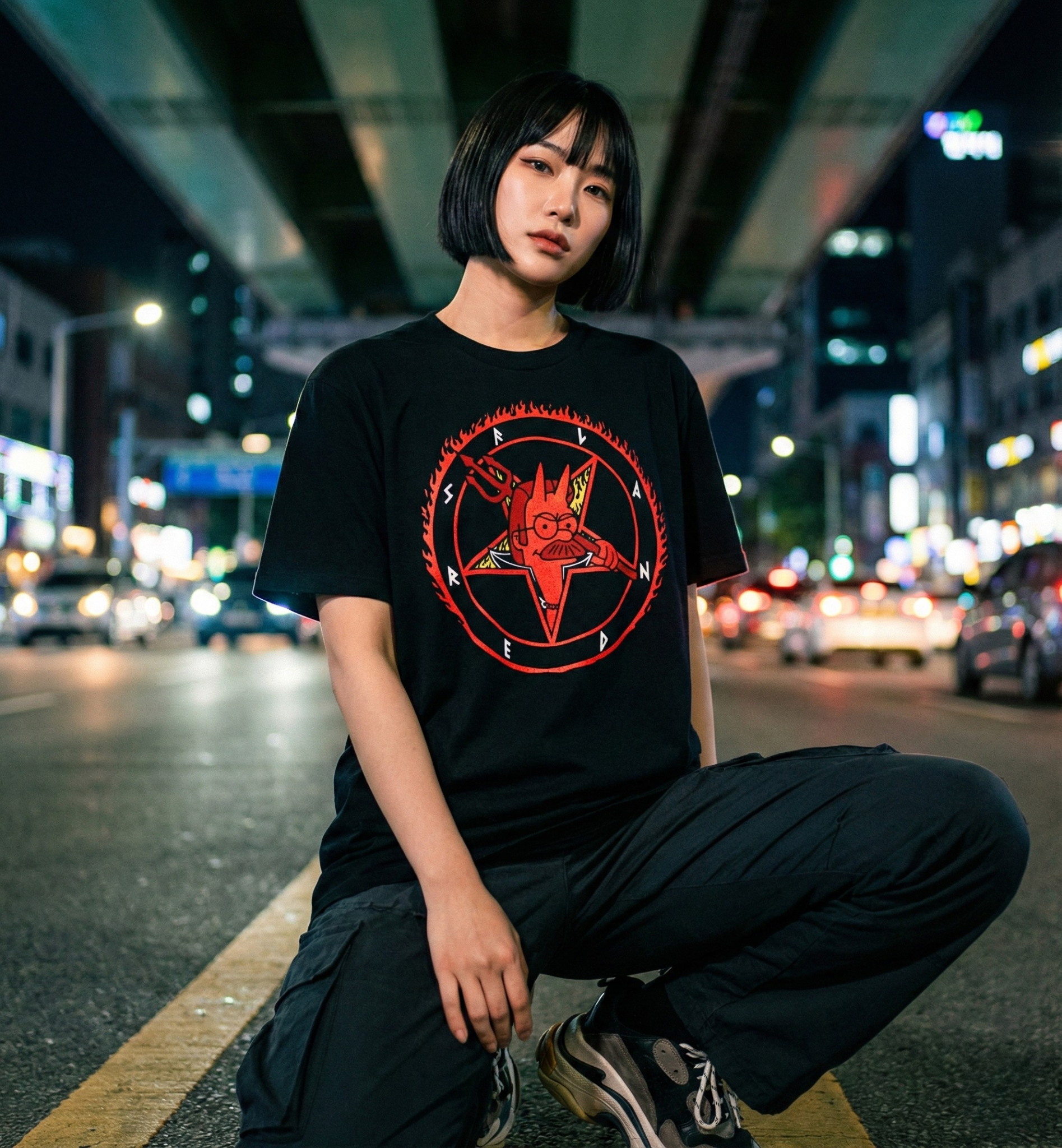 Polera Devil Flanders - "Satan Ned" Metal Edition