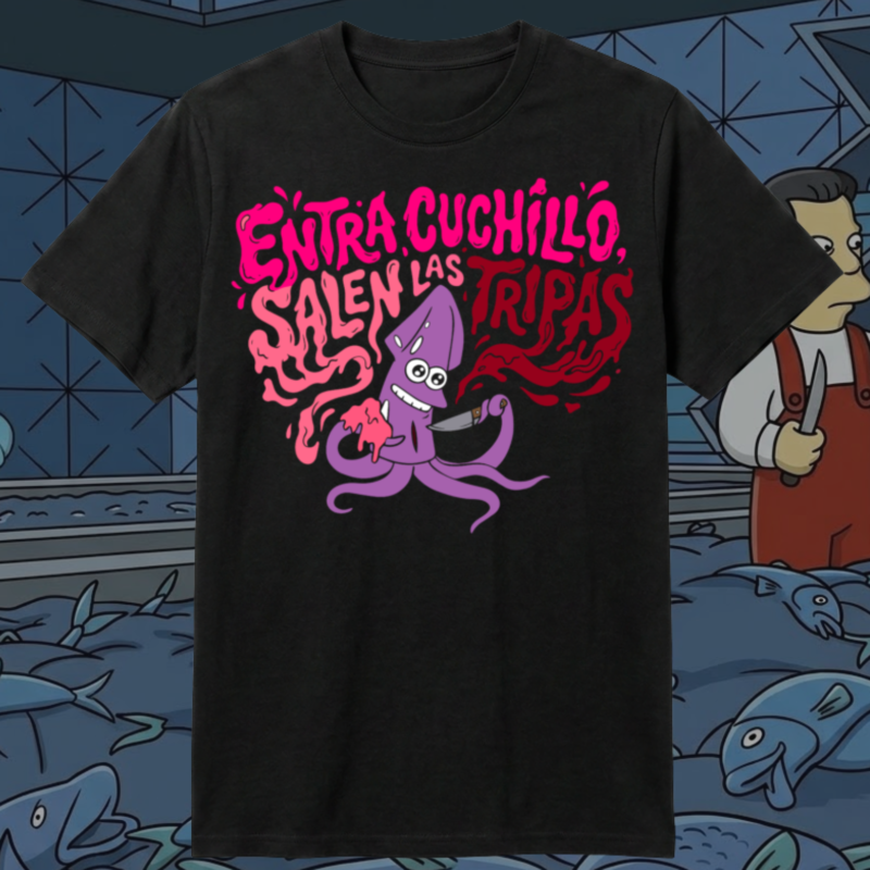 Polera "Entra Cuchillo, Salen las Tripas"