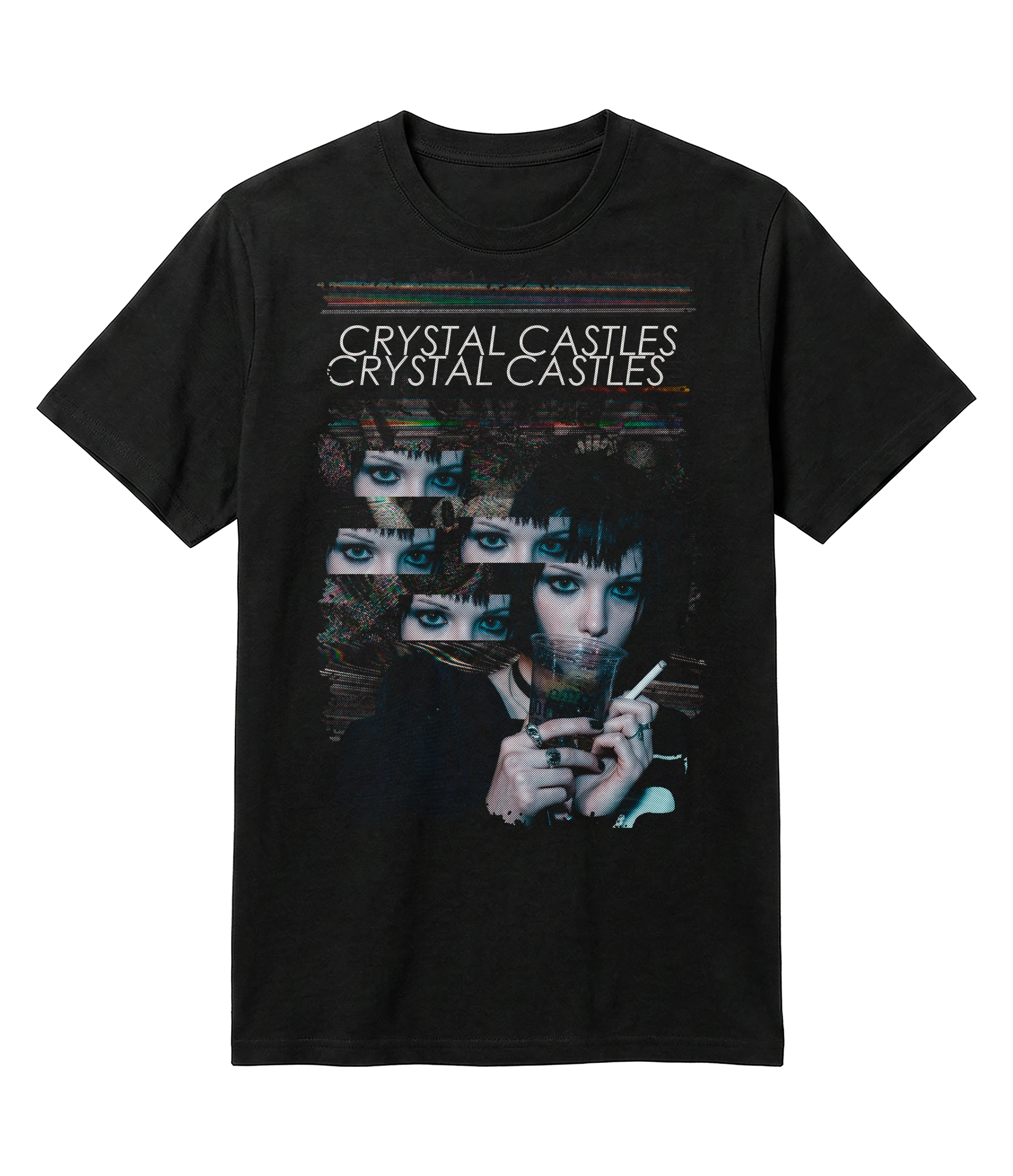 Polera Crystal Castles - Estética Glitch & Alice Glass Tribute