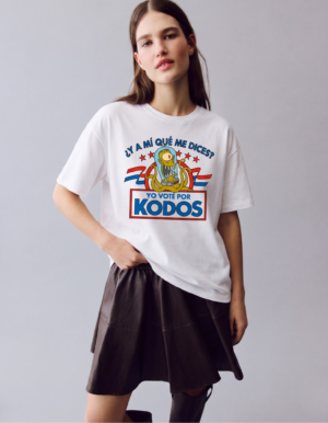 YO VOTE POR KODOS Polera Los Simpson "Yo voté por Kodos" UNISEX