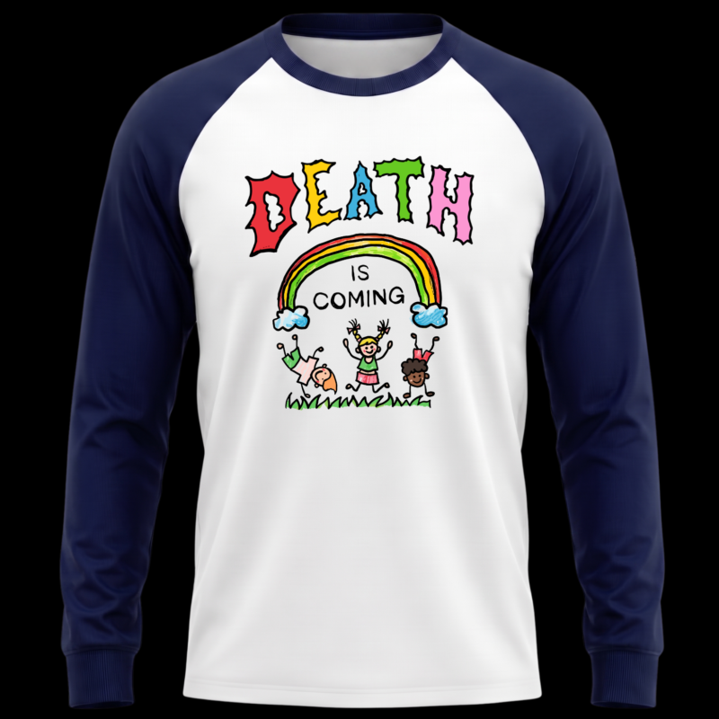 Polera Raglan Death &ndash; Rainbow Chaos