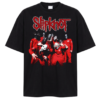 Polera Slipknot Negra Loose Fit