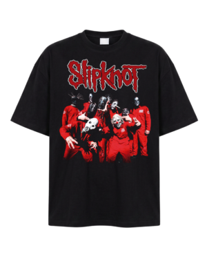 POLERA SLIPKNOT Polera Slipknot Negra Loose Fit