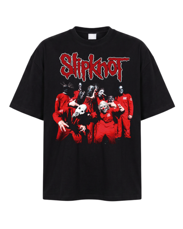 Polera Slipknot Negra Loose Fit