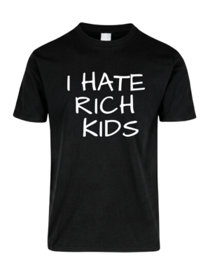 Polera "I Hate Rich Kids" - El Laboratorio de Dexter
